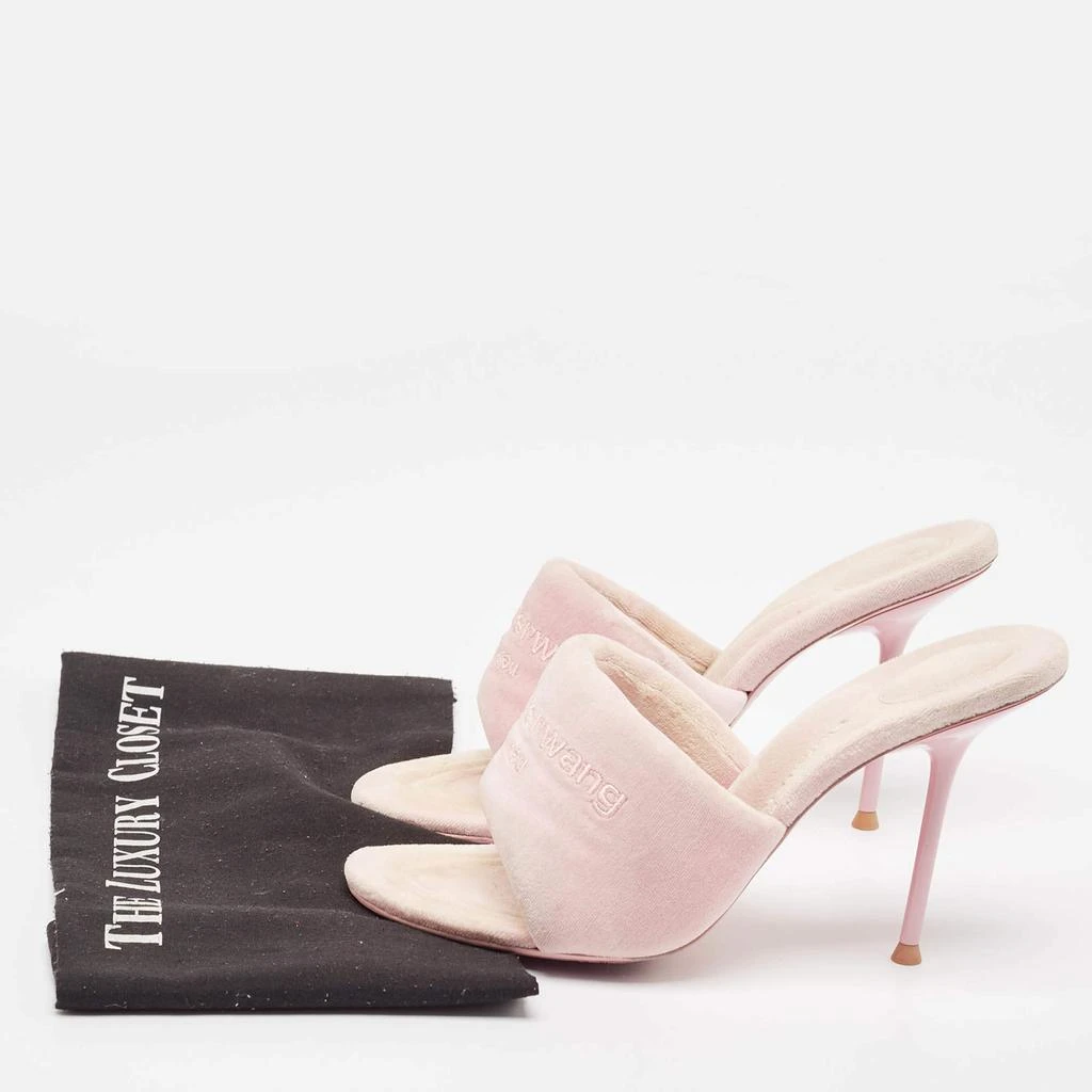Alexander Wang Alexander Wang Pink Faux Fur Slide Sandals Size 38 9