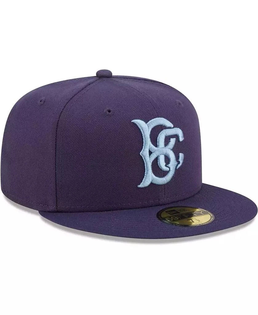 New Era Men's Navy Brooklyn Cyclones Authentic Collection 59FIFTY Fitted Hat 4