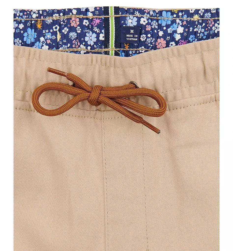Society of Threads Men's Slim Fit Khaki Drawstring Pants 4