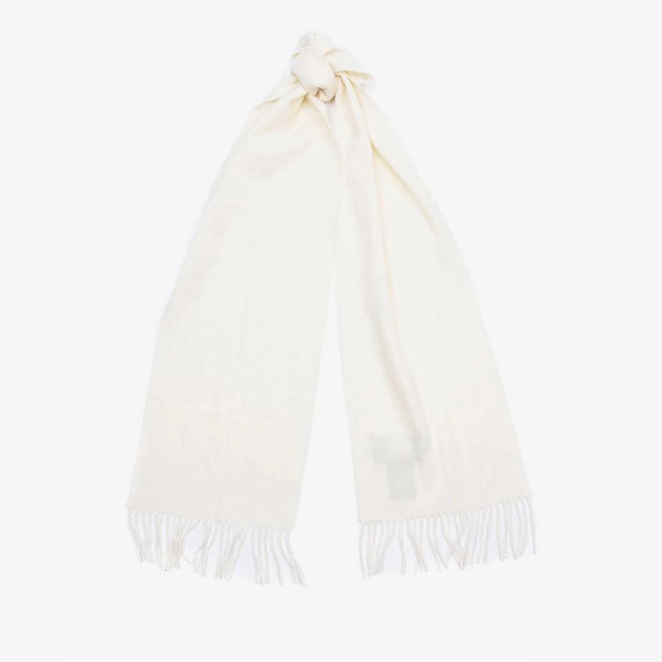 Barbour Barbour Women's Lambswool Woven Scarf - Cream 1