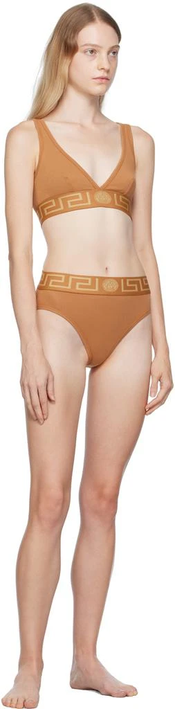 Versace Tan Greca Briefs 4