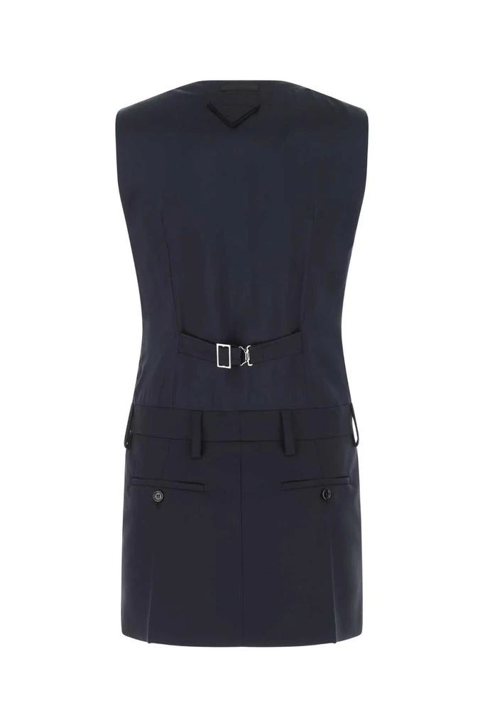 Prada Prada V-Neck Sleeveless Midi Dress 2