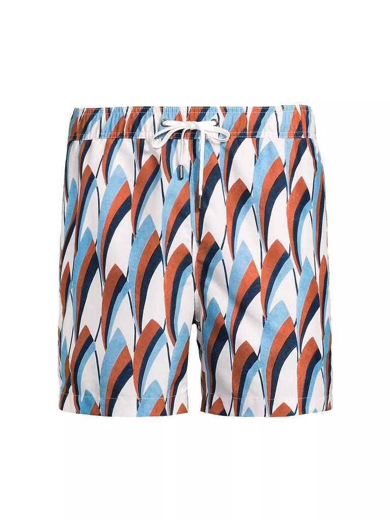 Onia Charles 5-Inch Printed Swim Trunks