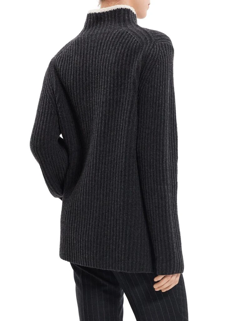 Theory Karenia Ribbed Wool &amp; Cashmere Sweater 2