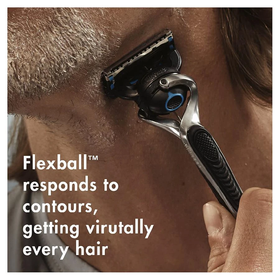 Gillette Chill Razor Refills, Razor Cartridges for Flexball Handle, 5-Blade Razor Blades No scent 3