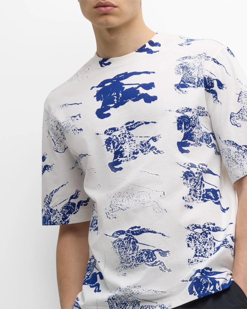 Burberry Men's EKD Stamp-Print Jersey T-Shirt 6