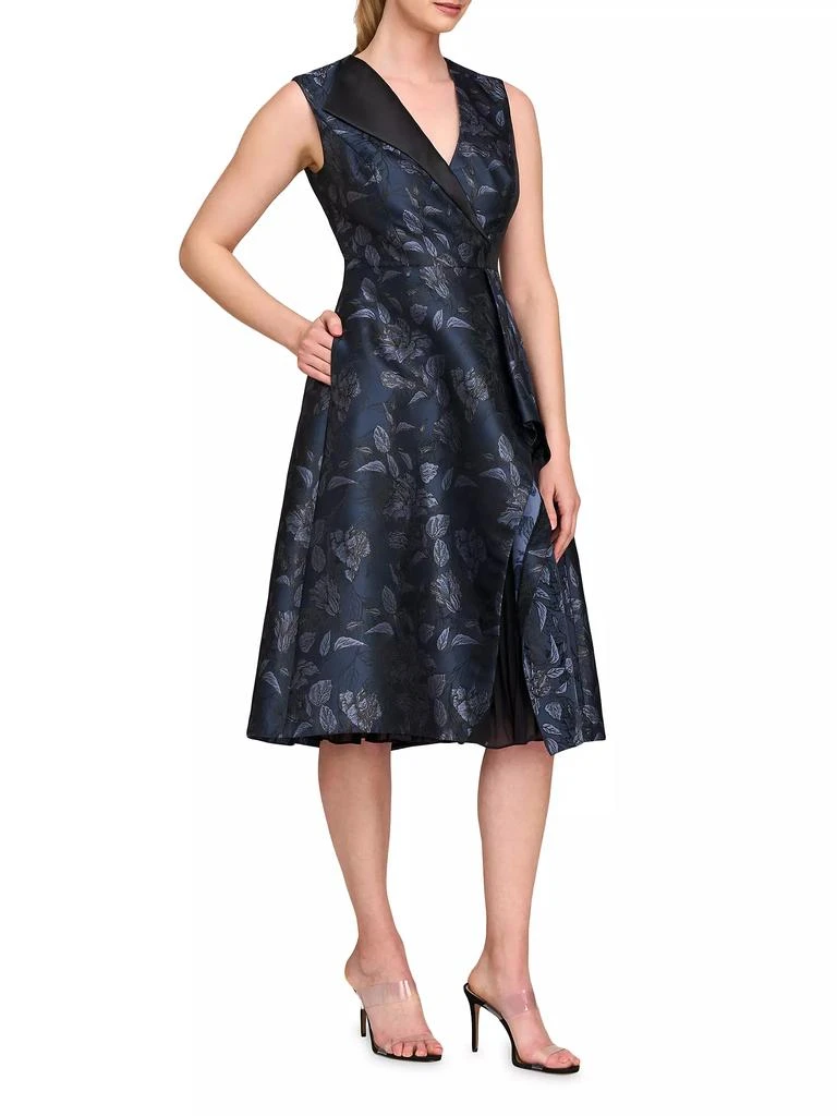 Kay Unger Lottie Floral Cocktail Dress 4