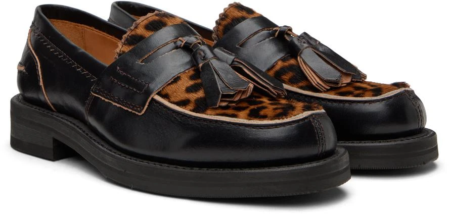 Our Legacy Black & Brown Tassel Loafer 4