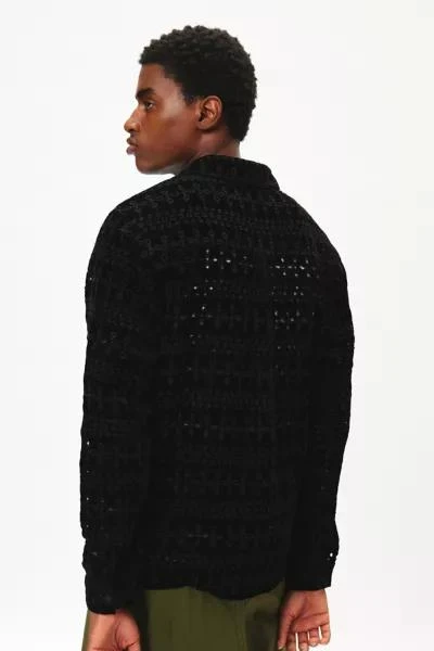Native Youth Native Youth Merlino Velvet Button-Down Shirt 3