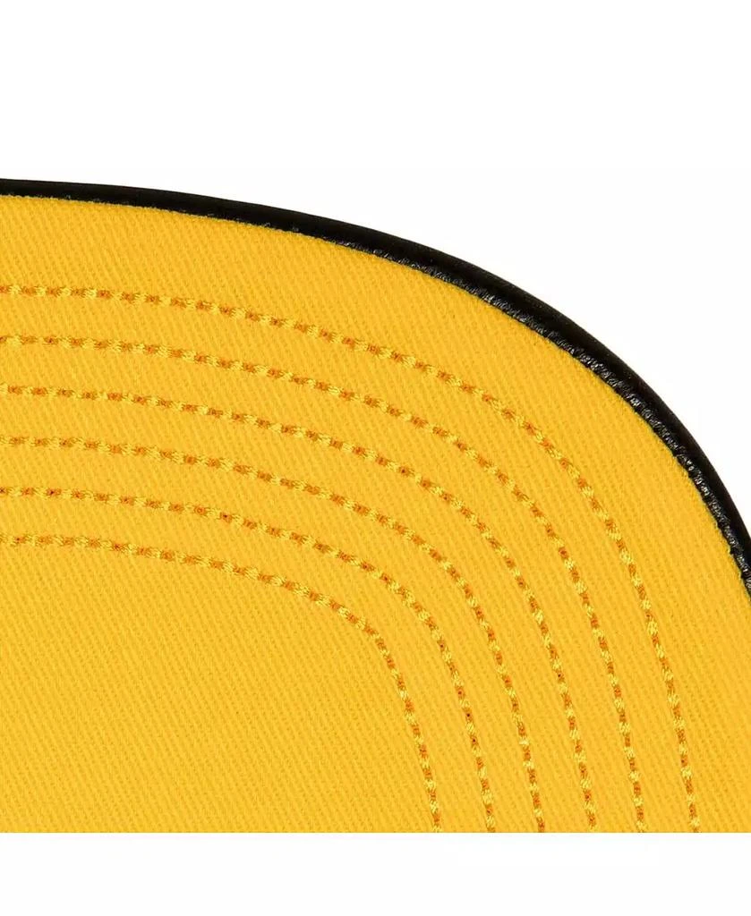 Mitchell & Ness Men's Black, Gold Los Angeles Lakers Day One Snapback Hat 3