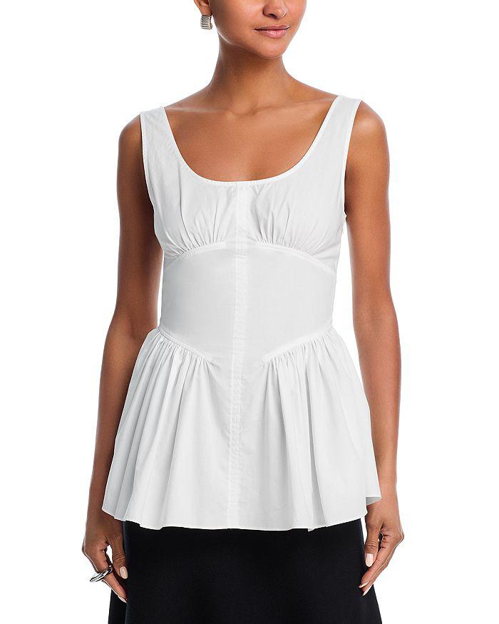 Proenza Schouler Bader Poplin Top