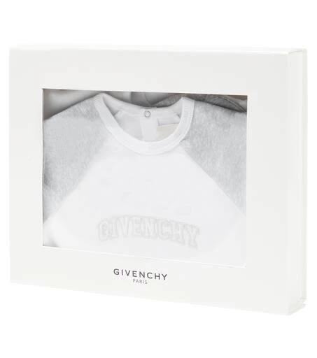 Givenchy Baby cotton onesie, hat and bib set 5