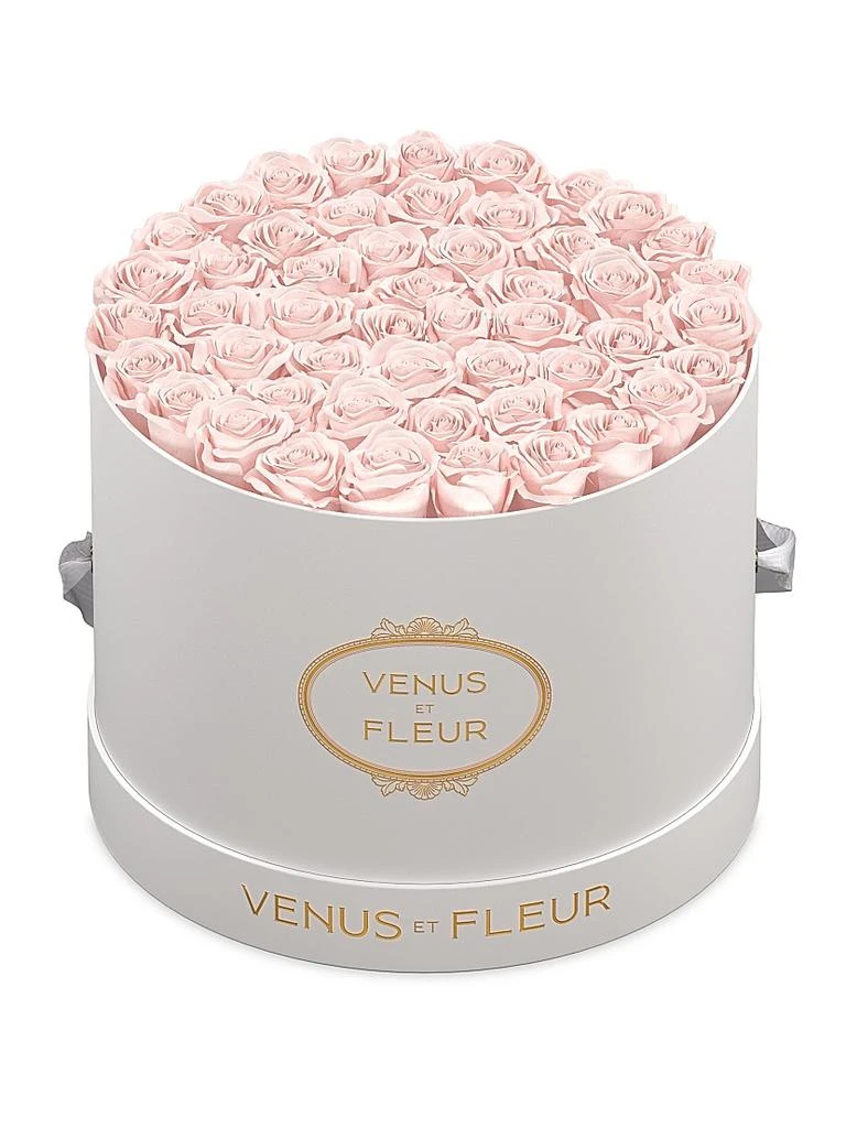 Venus ET Fleur Large Round Box with Eternity Roses 1