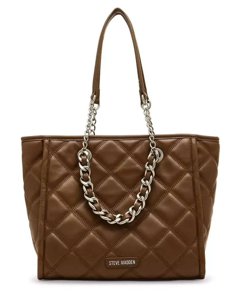 Steve Madden Katt Faux Leather Quilted Tote with Pouch 5