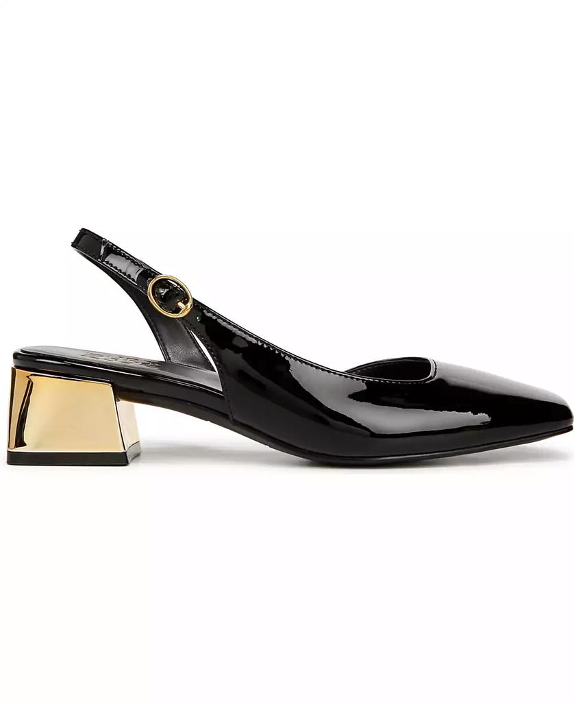 Naturalizer Jayla Mid-Heel Square Toe Slingback Pumps