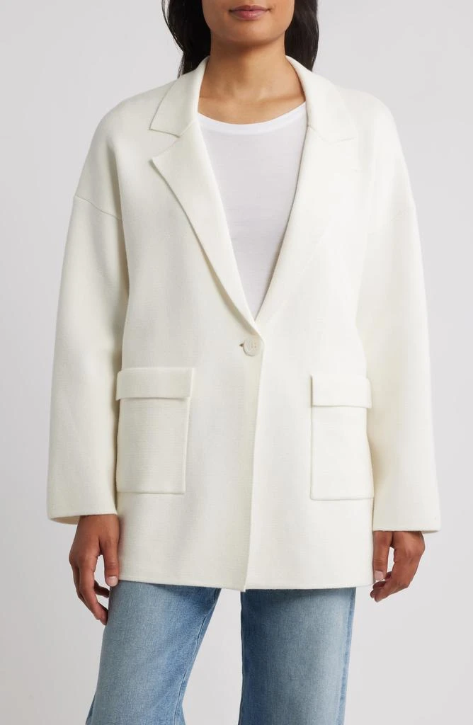 Bernardo Oversize Ponte Knit Blazer
