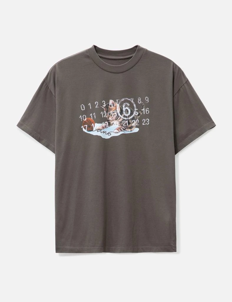 MM6 Cat & Wool Print T-Shirt 1