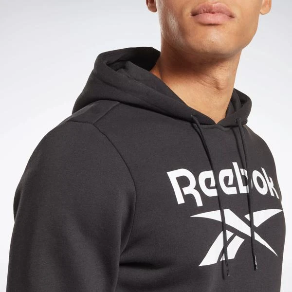 Reebok Reebok Identity Fleece Stacked Logo Pullover Hoodie 5