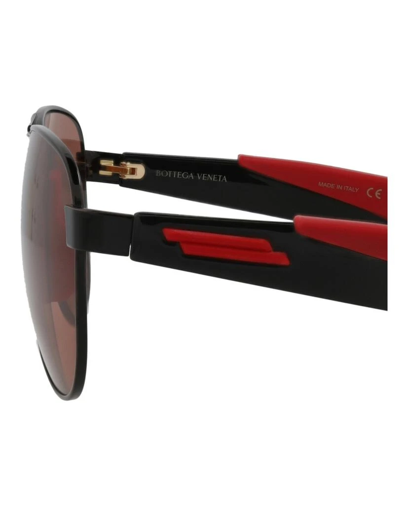 Bottega Veneta Aviator-Frame Metal Sunglasses 4