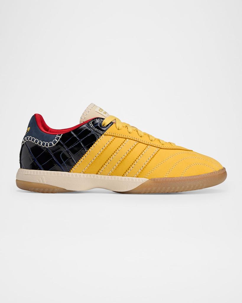 Adidas x Wales Bonner Men's Samba Suede and Croc-Effect Low-Top Sneakers