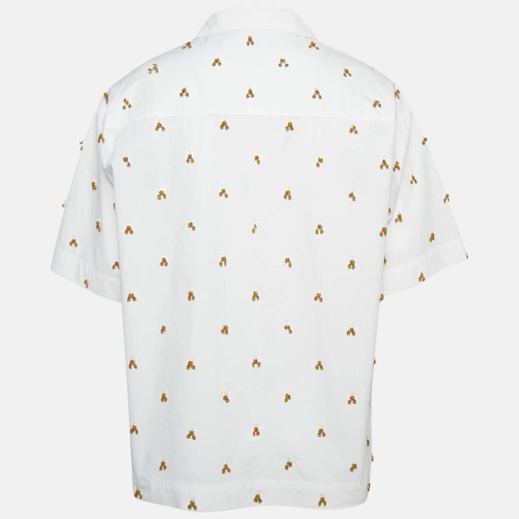 Jacquemus Jacquemus L'Amour White Beaded Cotton Shirt XXL 2