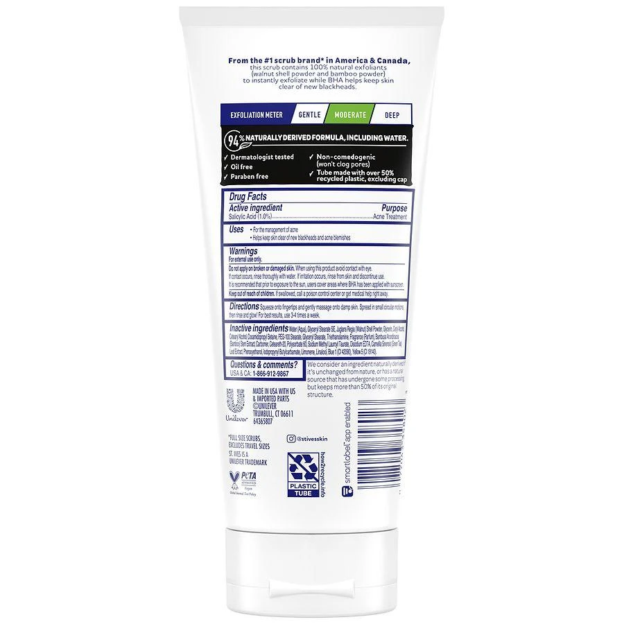 St. Ives Green Tea Blackhead Clearing Face Scrub Green Tea & Bamboo 2