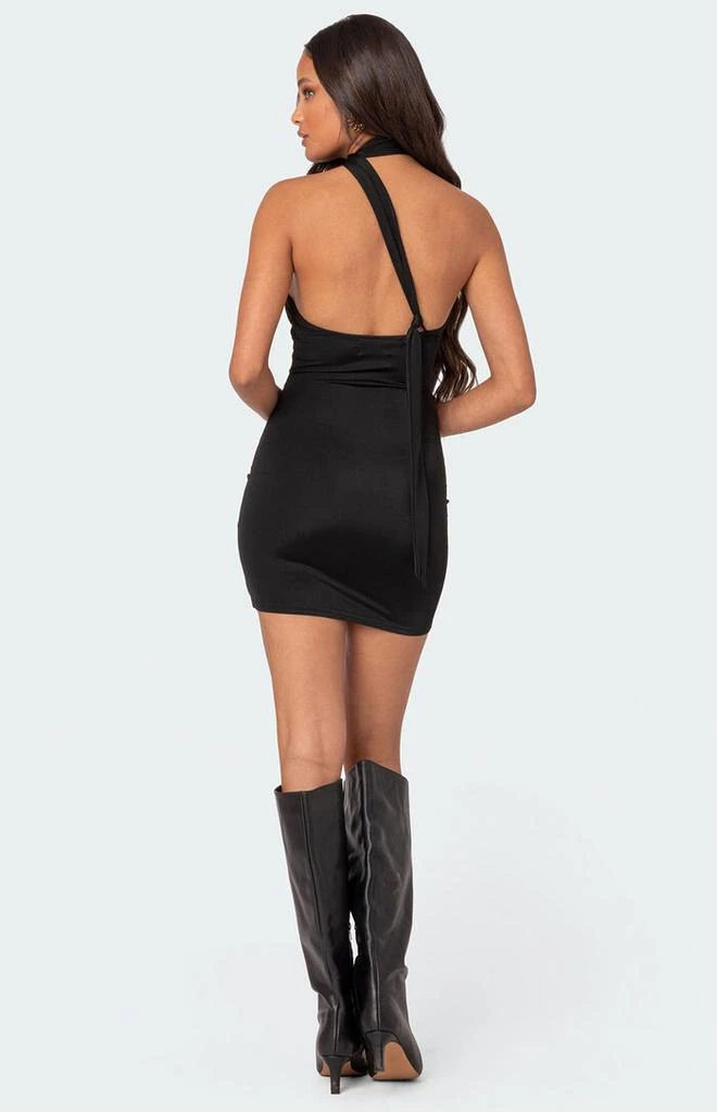 Edikted Geneva Asymmetric Scarf Dress 3