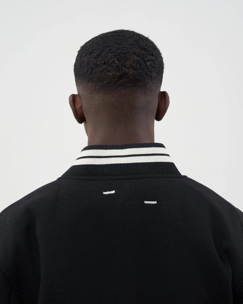 Conventional Varsity Jacket Black / White 3