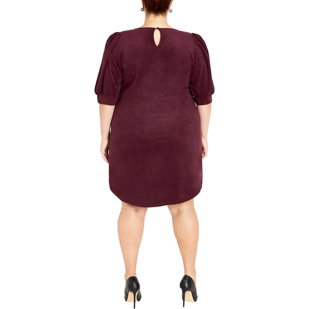City Chic Womens Cut-Out Polyester Mini Dress