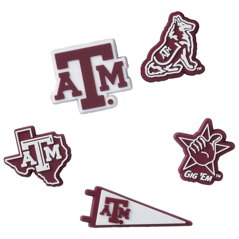 Crocs Jibbitz Jibbitz Texas A&M 5 Pack - Adult 1