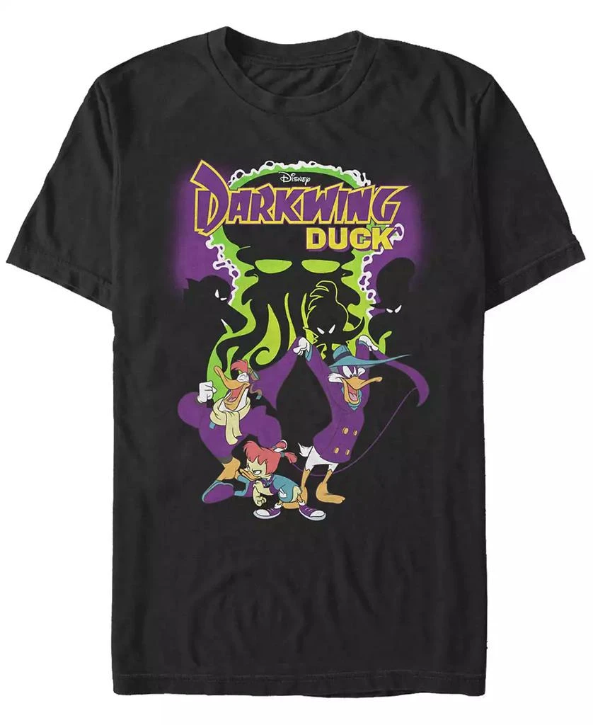 FIFTH SUN Men's Darkwing Duck Dangerous Short Sleeve T-shirt 1