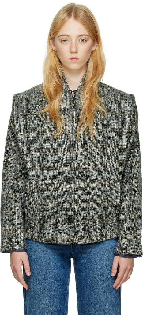 Isabel Marant Gray Drogo Jacket 1