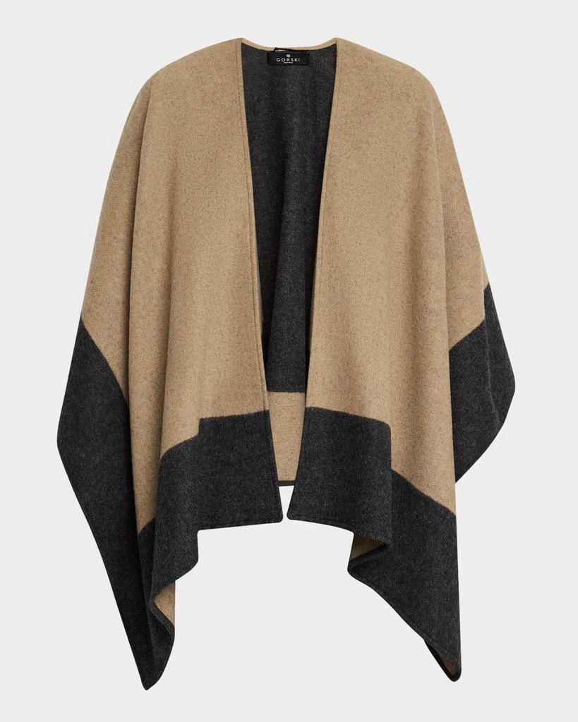 Gorski Select Reversible Wool Cape 1
