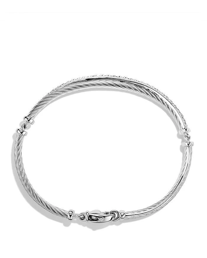 David Yurman Crossover Bracelet with Diamonds 2