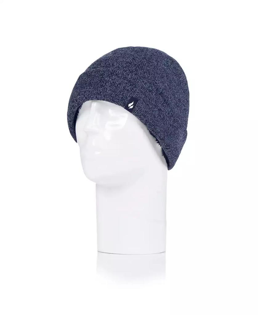 Heat Holders Men's Oran Solid Flat Knit Roll Up Hat