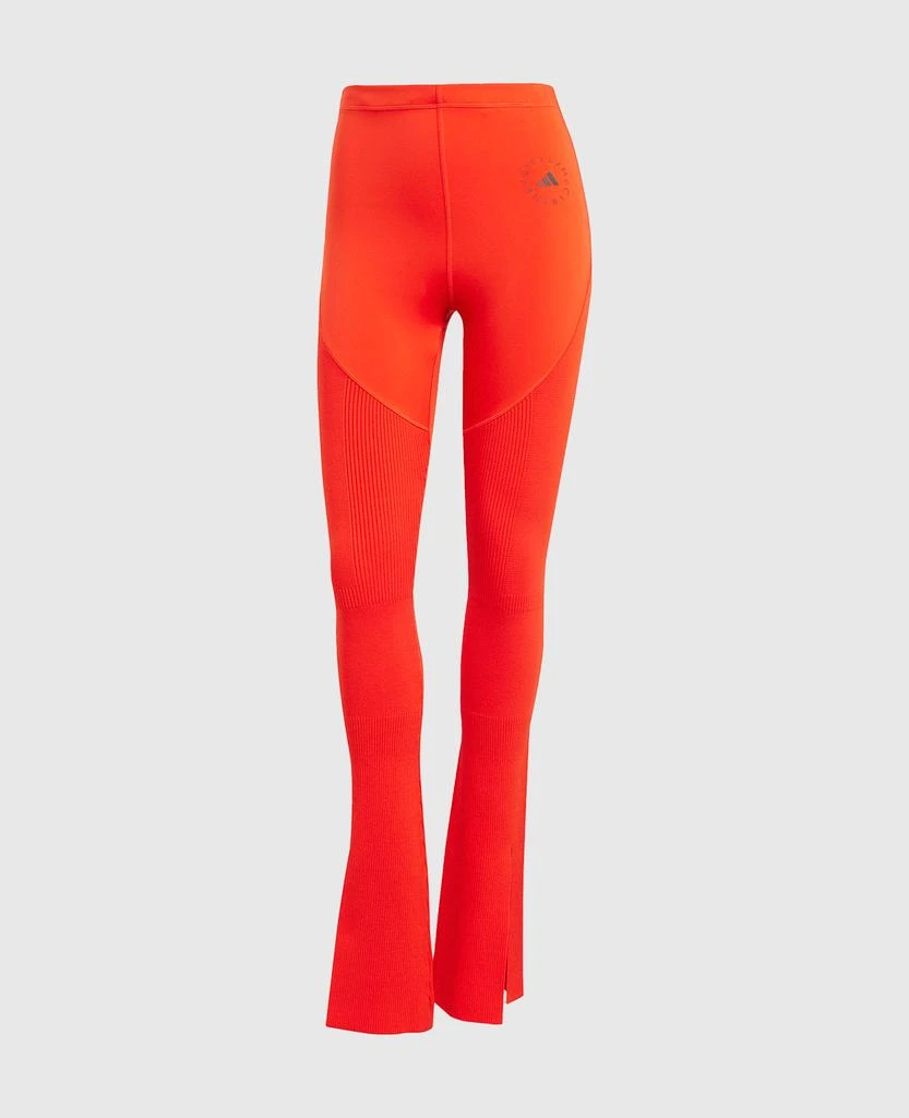 Stella McCartney Stella McCartney - TrueStrength Split-Cuff Yoga Pants, Woman, Active Red, Size: S 1