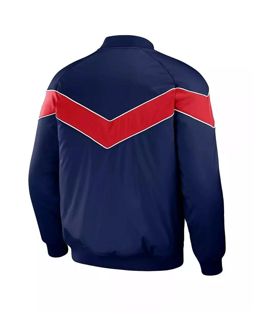 Fanatics Men's Darius Rucker Collection by Navy Cleveland Guardians Baseball Raglan Full-Snap Jacket 2