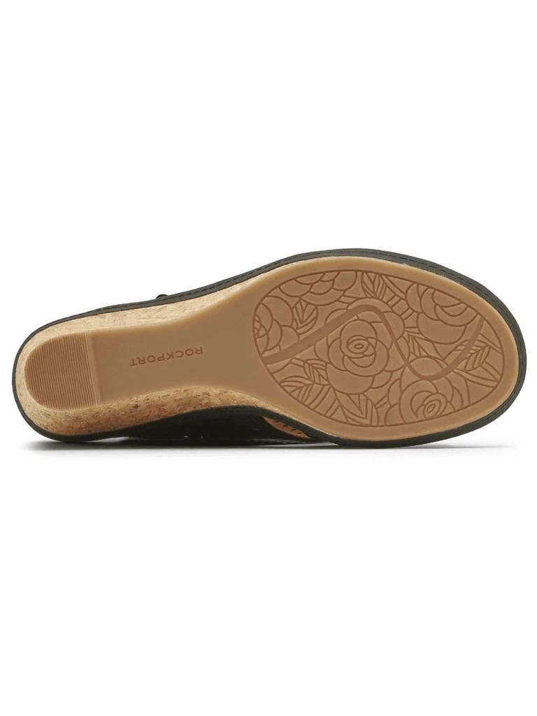 Rockport Women's Janna 2 Side Bungee Wedge In Black 4
