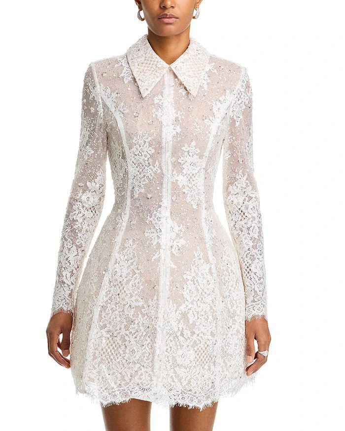 BRONX AND BANCO Adelaide Lace Mini Dress 7