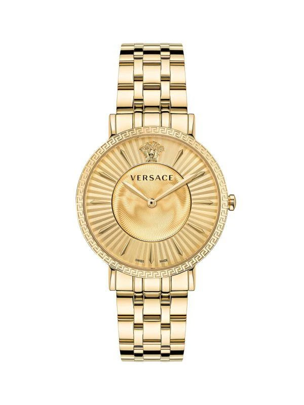 Versace IP Yellow Goldtone Bracelet Watch/38MM 1