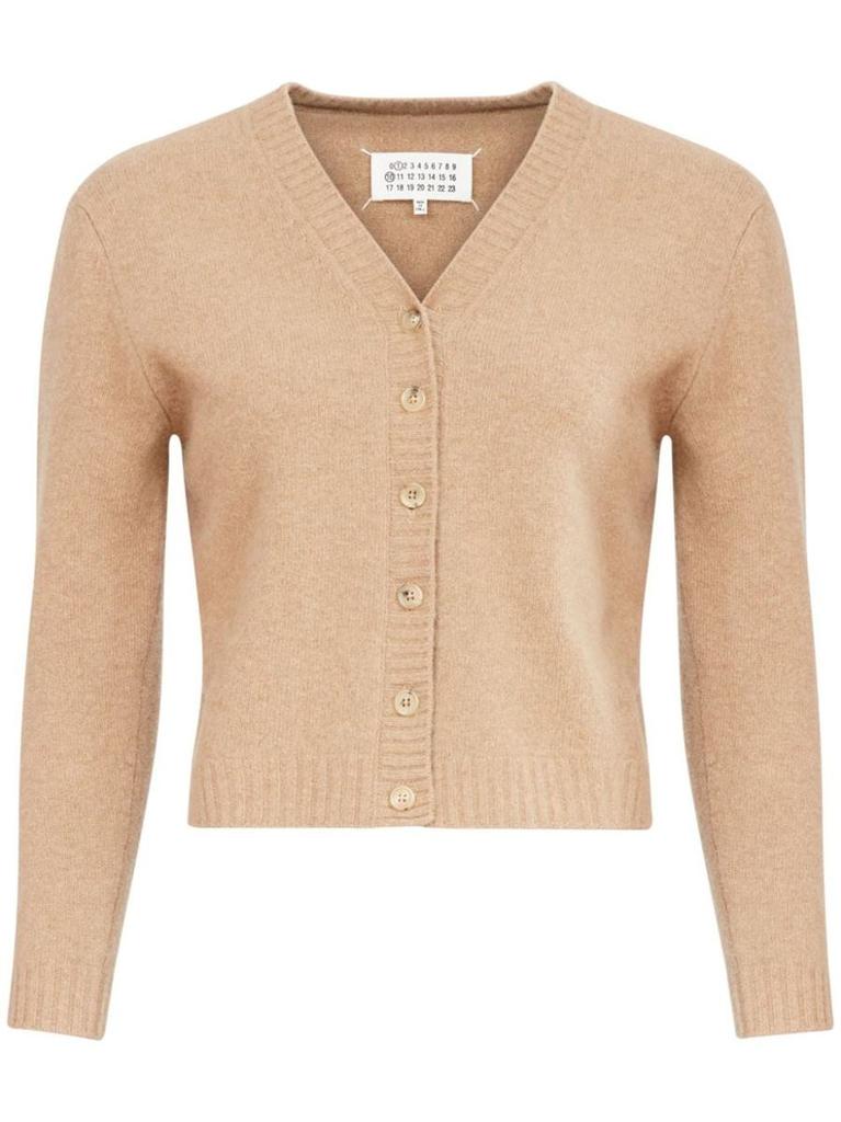 MAISON MARGIELA Maison Margiela V-Neck Wool Cardigan