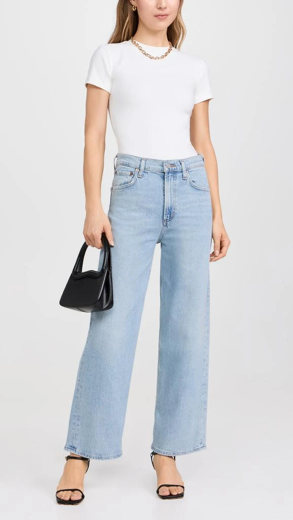 AGOLDE Ren: High Rise Wide Leg Jeans 4
