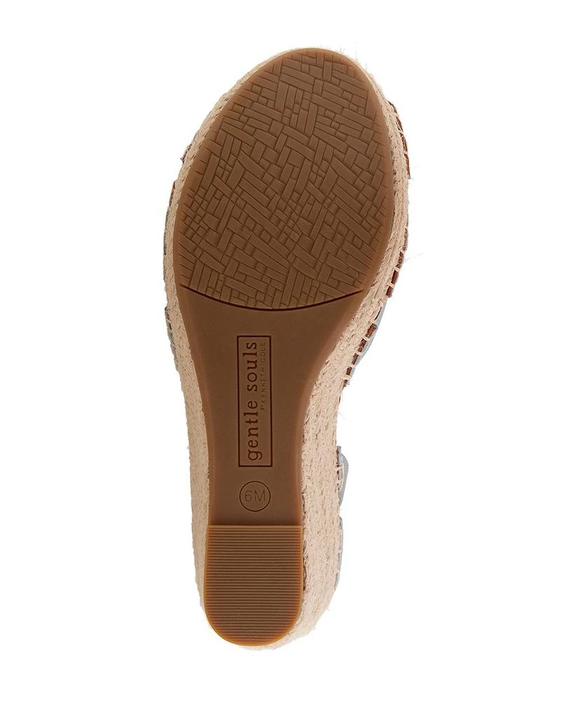 Gentle Souls Women's Coolie Espadrille Wedge Sandals 8