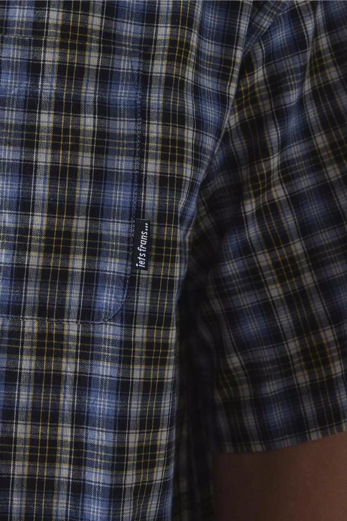 iets frans iets frans... Check Quarter Zip Short Sleeve Shirt 4