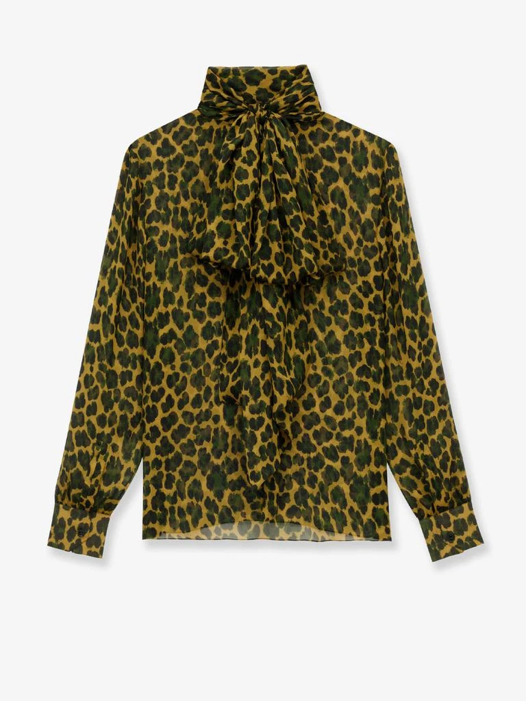 Yves Saint Laurent Silk shirt with lavallière neckline 1