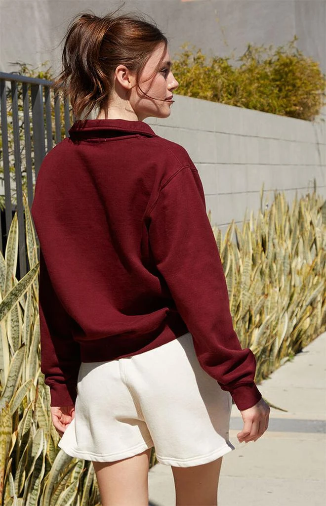 John Galt Off White Rosa Sweat Shorts 4