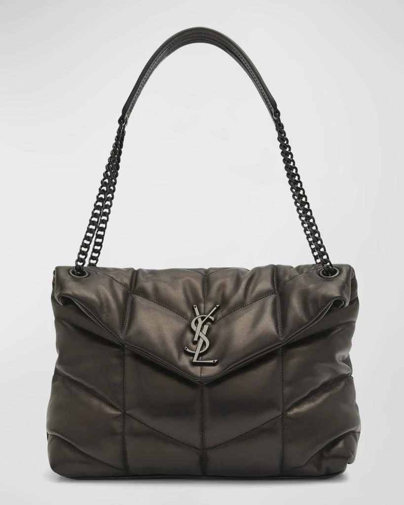 Yves Saint Laurent Lou Puffer Medium YSL Shoulder Bag in Quilted Leather 1