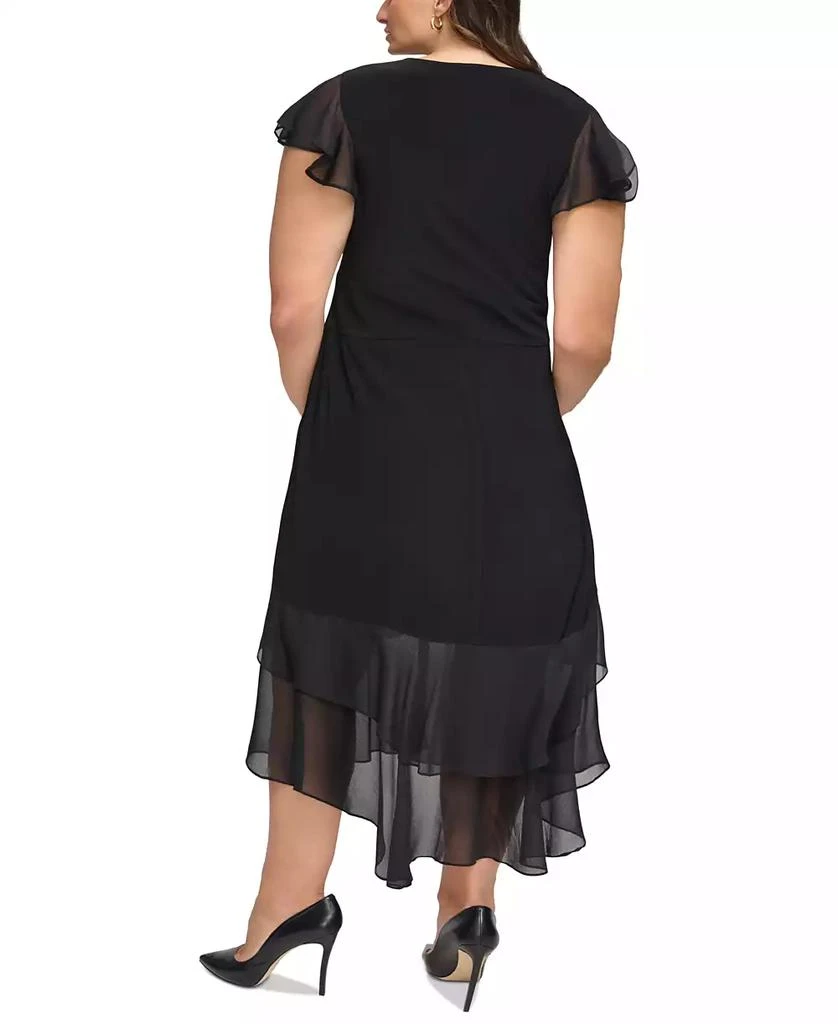 Tommy Hilfiger Plus Size Flutter-Sleeve A-Line Dress 2