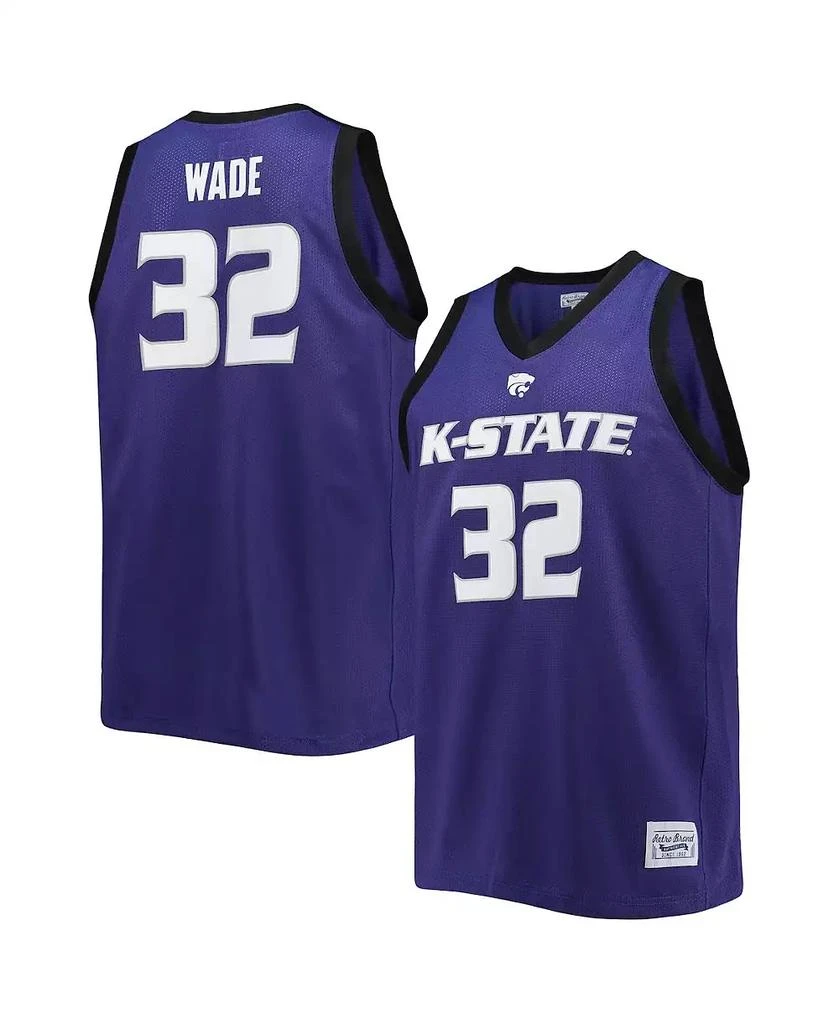 The Original Retro Brand Men's Dean Wade Purple Kansas State Wildcats Alumni Commemorative Replica Basketball Jersey 1
