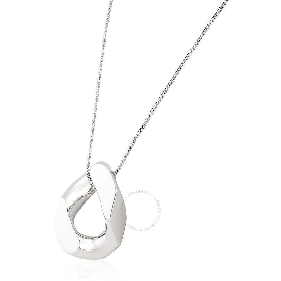 Burberry Ladies Palladio Palladium-Plated Chain Link Necklace 3